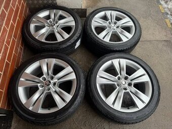 Alu 18" 5x112,škoda Mytikas , letní 70%, KaroQ