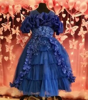 DĚTSKÉ SLAVNOSTNÍ ASYMETRICKÉ ŠATY