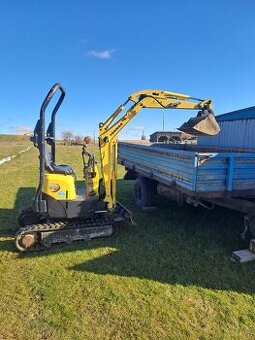 Minibagr Yanmar VIO 10, jen 839 mth, Top stav 