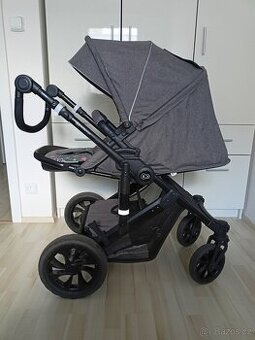 Kinderkraft Prime Lite šedý 2v1 2020 + příslušenství