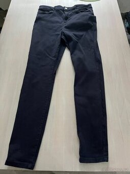 Tmavě modré skinny fit kalhoty ORSAY vel L
