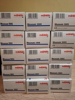H0 MÄRKLIN - sbírka - muzejní vozy z roku 1999-2005