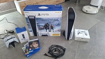 Playstation 5 + 2x DualSense + 6 her