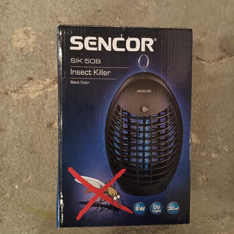 Elektrický lapač hmyzu Sencor - komáři už útočí