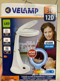 Stolní lampa s lupou LE004LED značky VELAMP