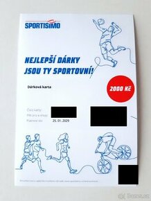Dárková karta Sportisimo 2000 Kč