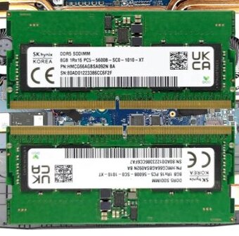 Prodám 2x8 GB SO-DIMM DDR5 5600