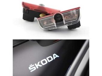 Škoda superb 2/3 Led logo dveří