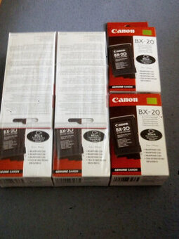 Inkoustová cartridge Canon BX-20, černá, originál - 6 kusů - 1