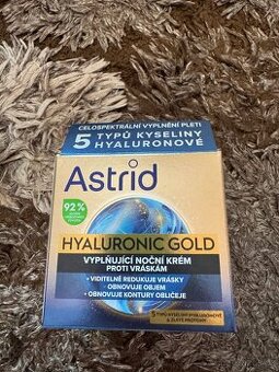 Astrid Hyaluronic Gold noční krém proti vráskám SPF 10 50ml