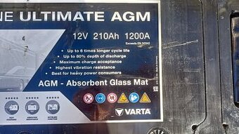 Baterie 12V 210Ah AGM