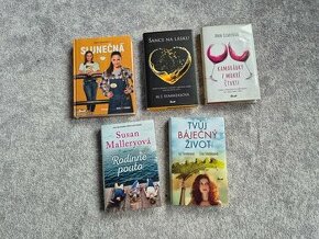 knihy romány pro ženy celkem 5 kusů