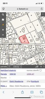 Stavební pozemek 1450 m2 včetně stavebního povolení