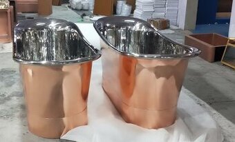 Prodám luxusní designovou měděnou vanu - 1
