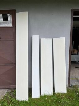 Bílé plastové parapety - 1
