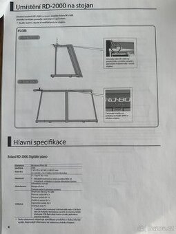 Roland piano s cestovnim kufrem - 1