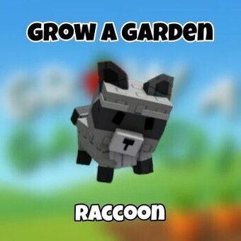 Racoon Grow a Garden Roblox