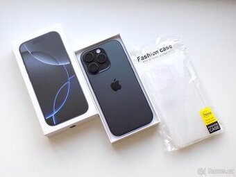 APPLE iPhone 16 Pro 128GB Černý titan - ZÁRUKA - 100% BATER.