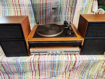 Tesla Hi-Fi zesilovač gramofon a reproduktory