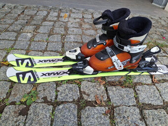 Dětský set lyže Salomon XMAX + boty Salomon T2