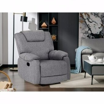 Relaxační křeslo, manuální polohování TV-4088 šedé