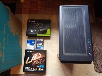 Herní PC sestava Intel i3, GTX 1660, 16 GB RAM