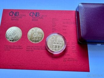 5000 Kč - Zlatá pamětní mince - Tábor - BK