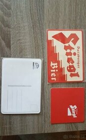 Plechova pohlednice, pivo