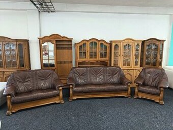 Sedací souprava 3 + 2 + 1 - kůže