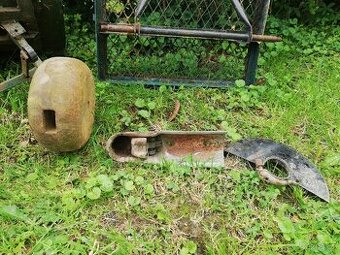 Radlice na sníh, konstrukce na vozíkza traktůrek