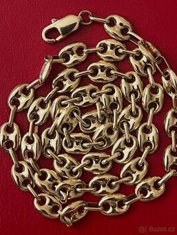 Zlato / zlatý nadherný řetěz 14k vzor Gucci