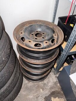 4x plechové disky Škoda Fabie 1