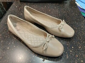 Béžové dámské balerínky zn. Tchibo vel. 39 (spíš 38,5)