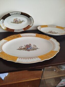 Sada 3 oválných mís