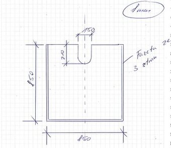 Nové podstavné sklo pod kamna 8 mm