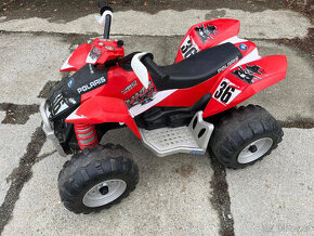 Elektrické autíčko, ctyřkolka Polaris, Peg Perego, 12V