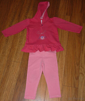 Dětské mikina-šaty a leginy (2 dílna souprava)