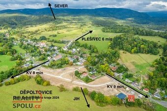 Prodej, pozemky/bydlení, 1028 m2, Děpoltovice, Karlovy Vary 