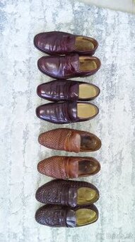 Retro pánské kožené boty vel.40