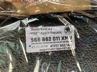 Koberečky Octavia 3, nové, nerozbalené