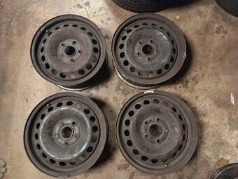 R15 disky plech 5x112 Octavia 2, Golf 5, Caddy, Touran atd..