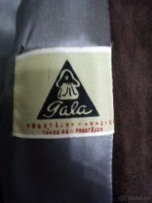 Vintage dámský semišový kabát