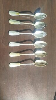 Starožitné stříbrné lžičky_ Rakousko - Uhersko