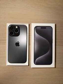 iPhone 15 pro 256GB Black Titanium