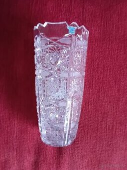 Váza Bohemia broušená