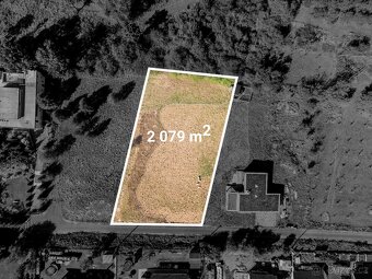 Prodej stavebního pozemku 2079 m²