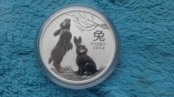 Stříbrná mince 1 Oz Lunar Series III Year of the Rabbit 2023