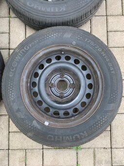 PLECHOVÉ DISKY + PNEUMATIKY -OPEL - 1