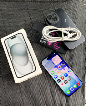 Apple Iphone 15 - 128GB - BLACK - UŽASNÝ IPHONE