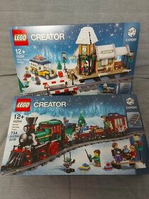 LEGO 10259 Winter Station + 10254 Winter Train